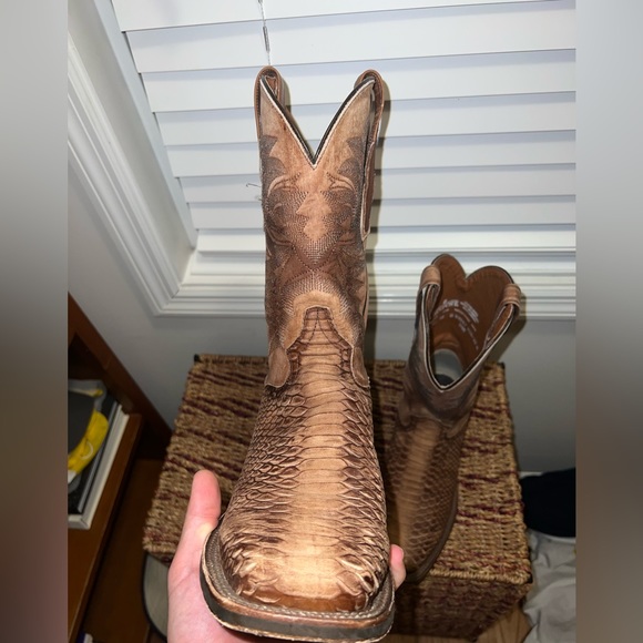 Dan Post Cowboy Python Skin cowboy boots - Picture 4 of 9
